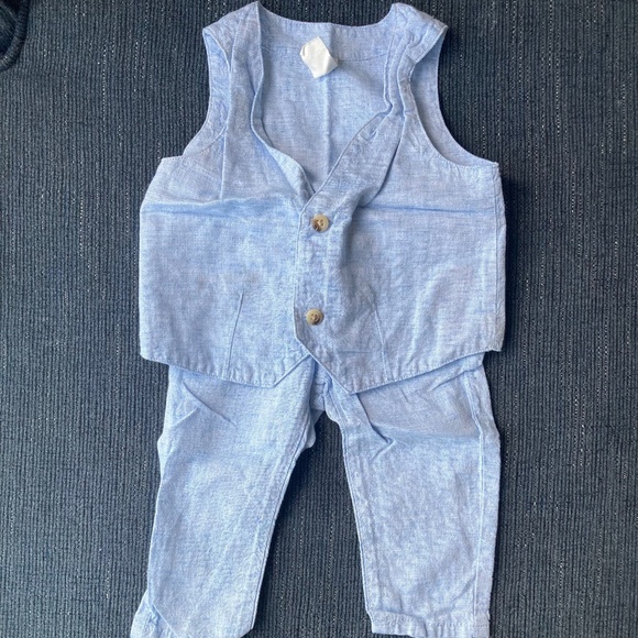 H&M linen suit 9-12m - Picture 1 of 2